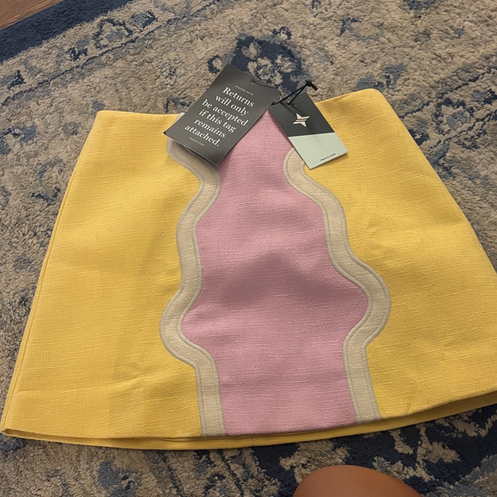 Tuckernuck Yellow and Pink Skirt